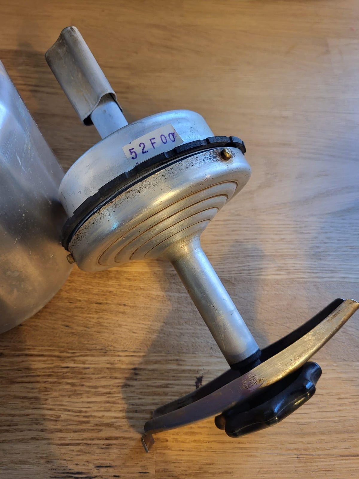 Cafetière aluminium vintage