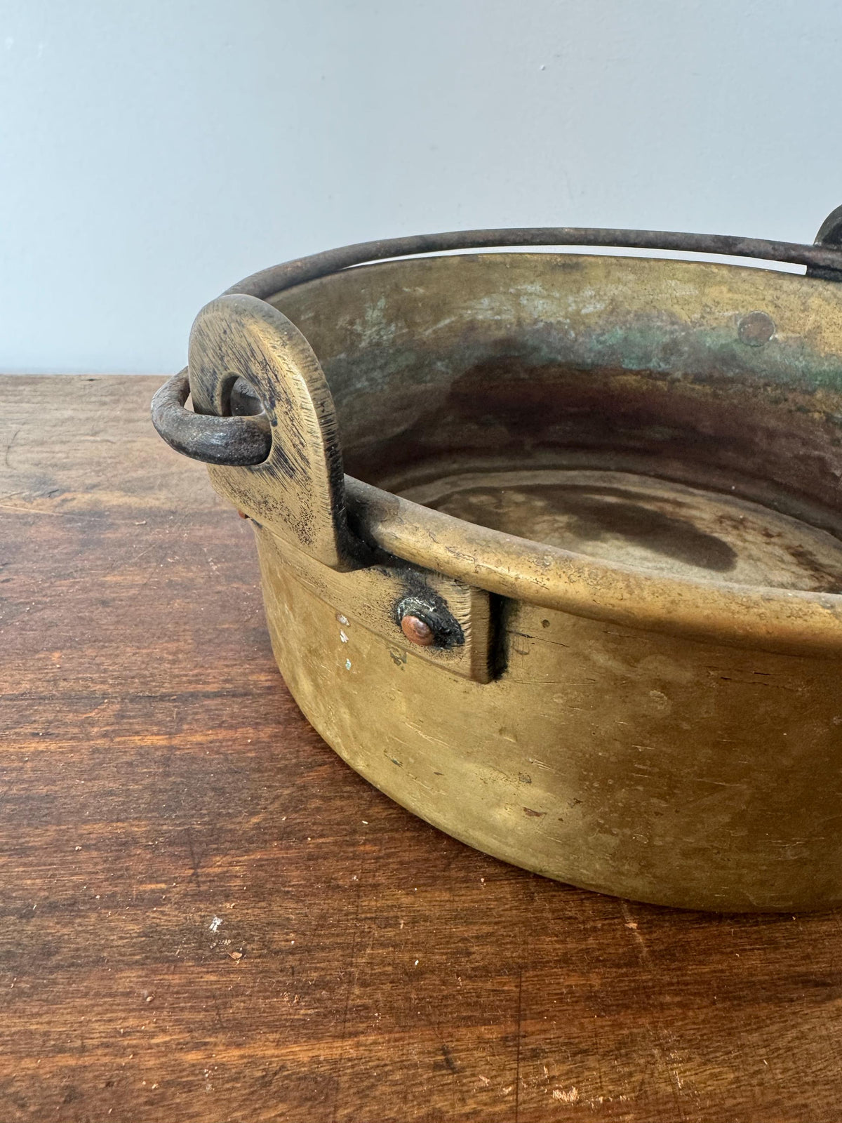 Chaudron laiton ancien