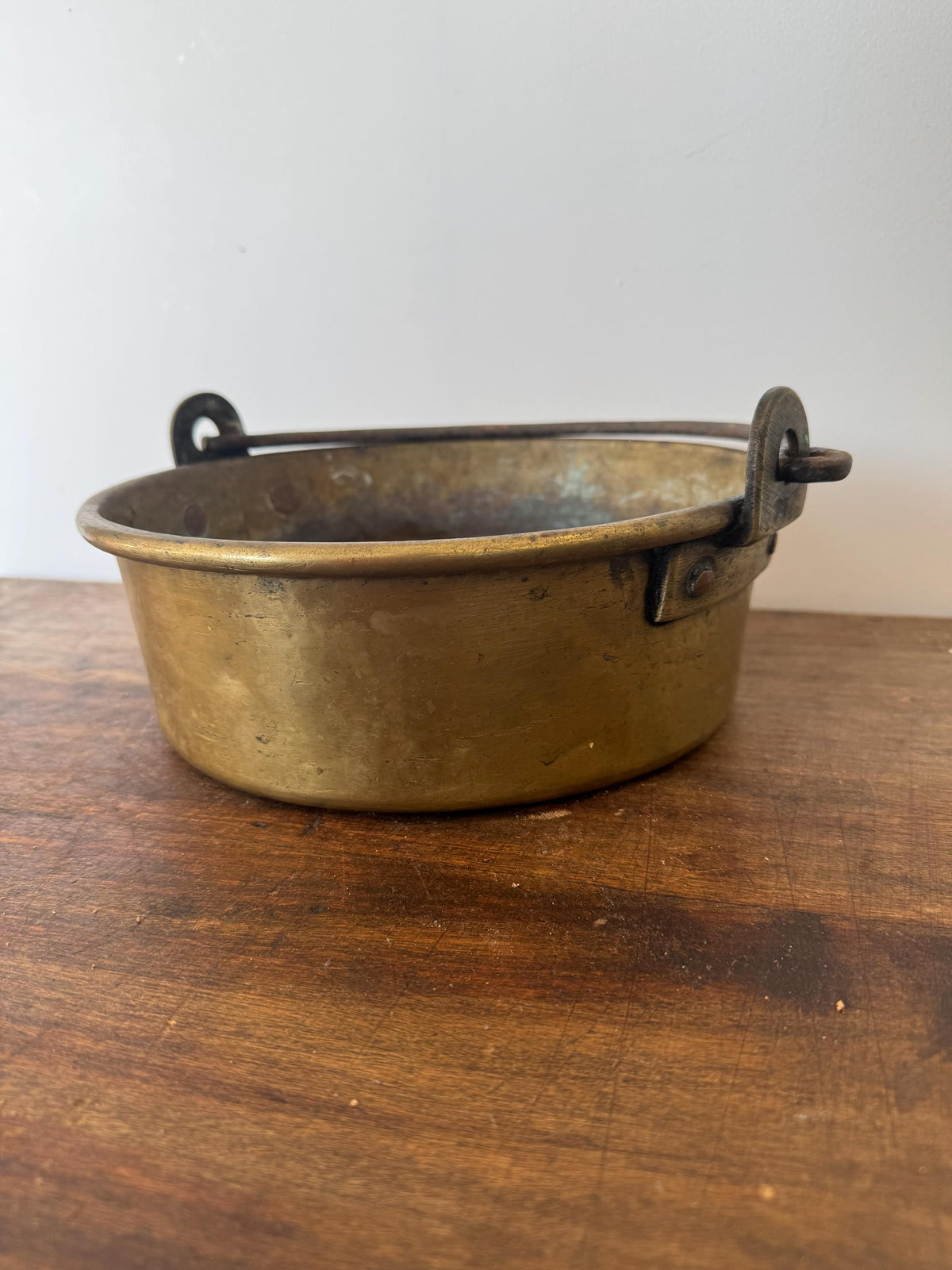 Chaudron laiton ancien