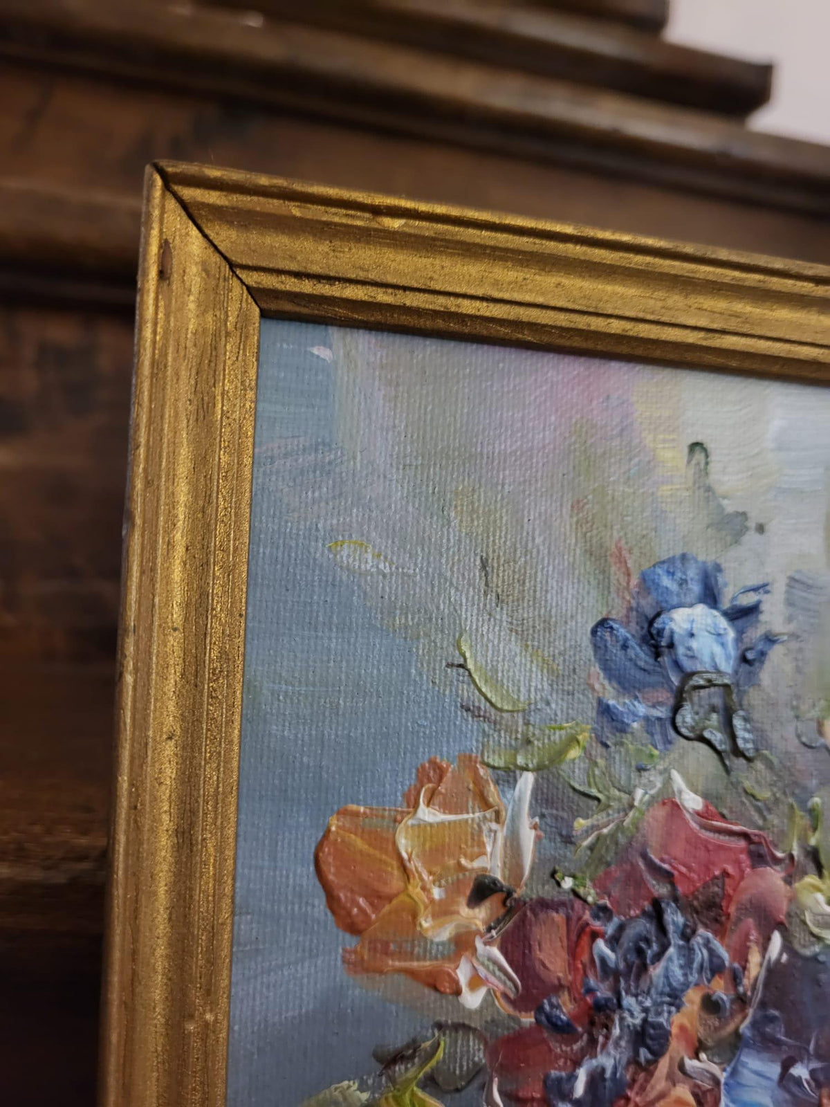 Tableau peinture fleurs