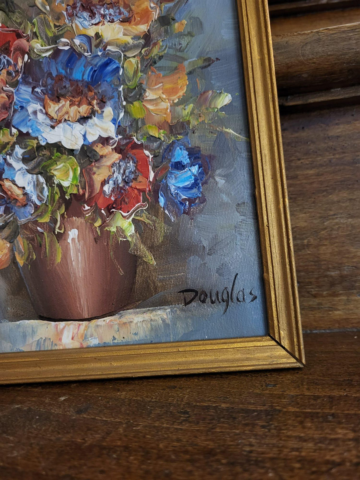 Tableau peinture fleurs