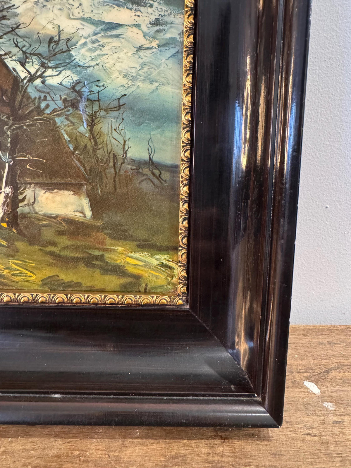 Tableau reproduction La Chaumière Maurice de Vlaminck