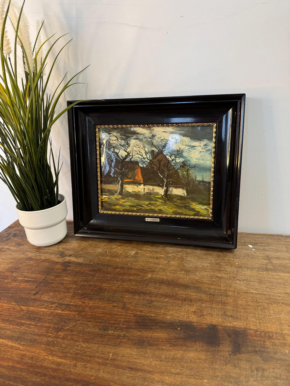 Tableau reproduction La Chaumière Maurice de Vlaminck