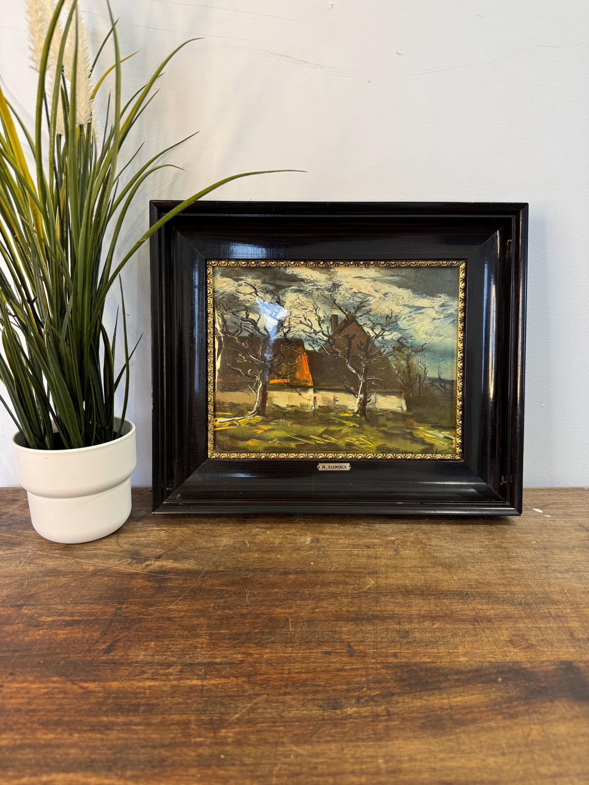 Tableau reproduction La Chaumière Maurice de Vlaminck