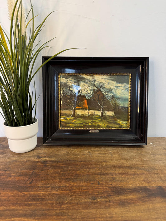 Tableau reproduction La Chaumière Maurice de Vlaminck