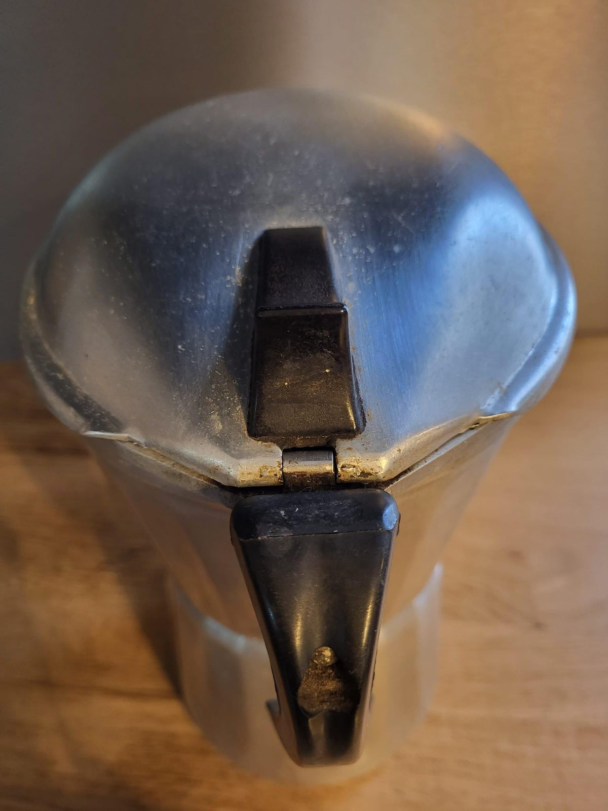 Cafetière aluminium vintage