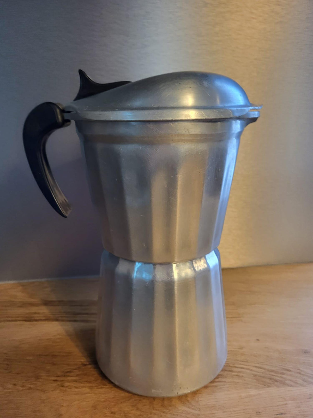 Cafetière aluminium vintage