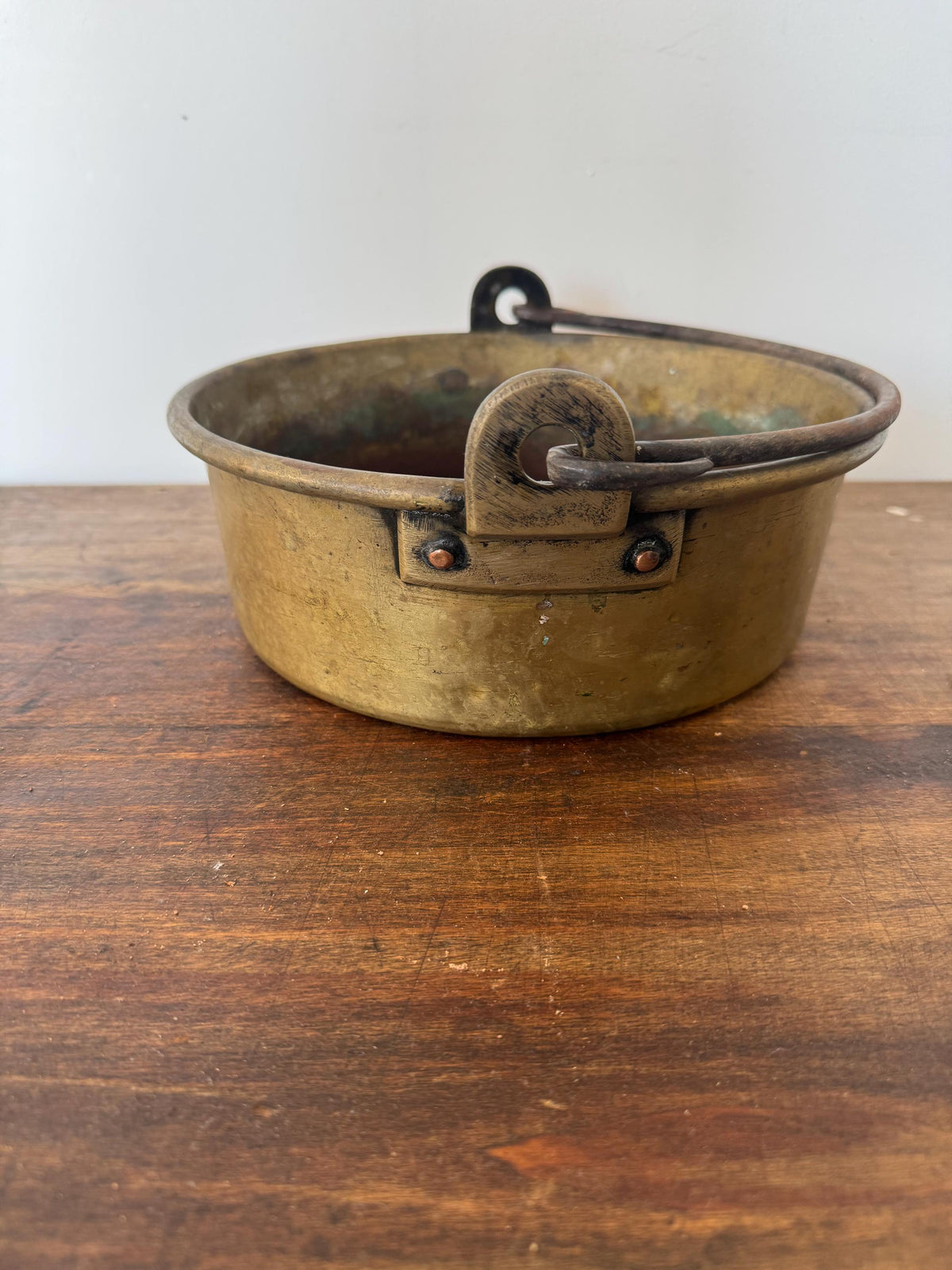 Chaudron laiton ancien