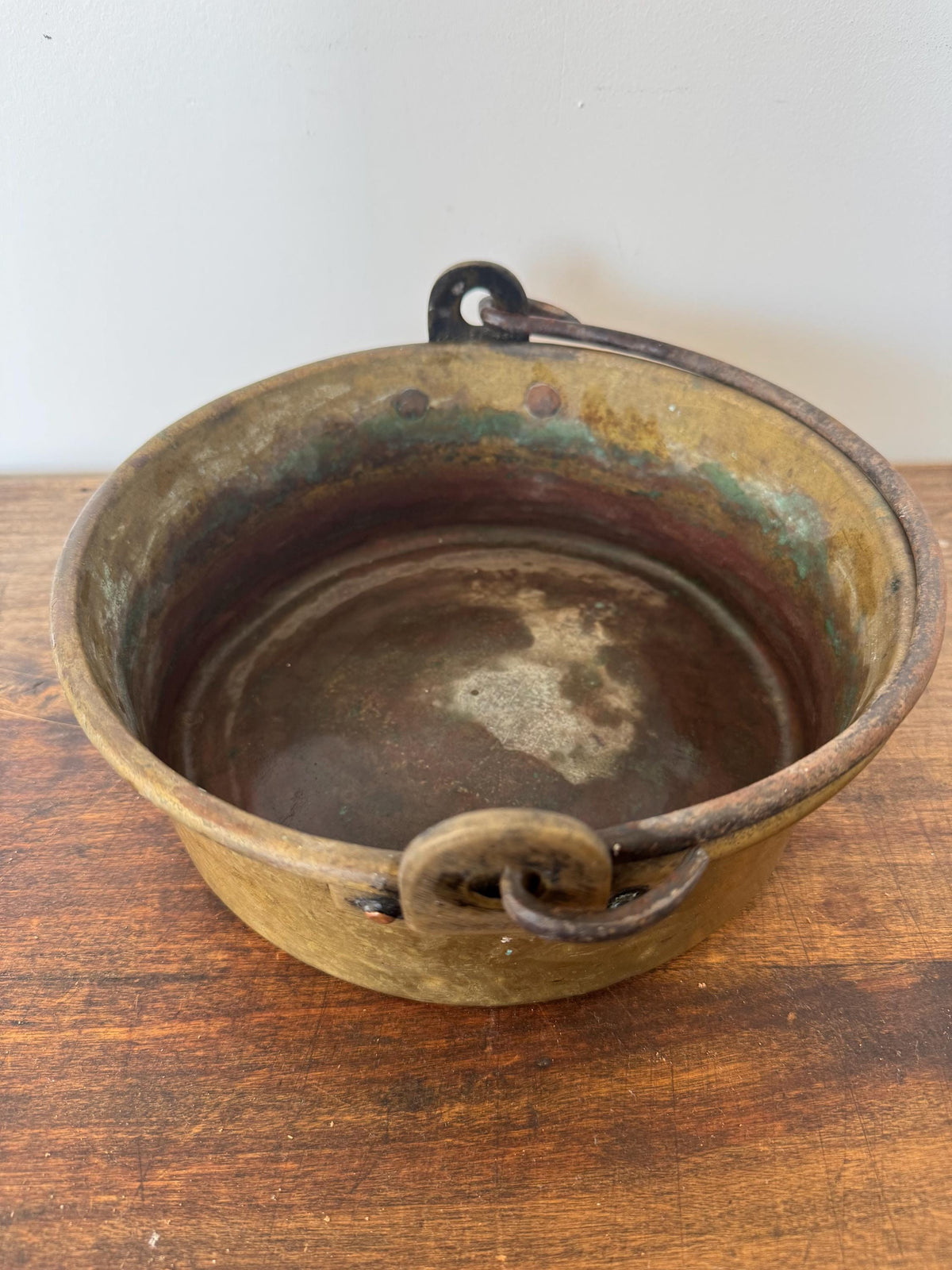 Chaudron laiton ancien