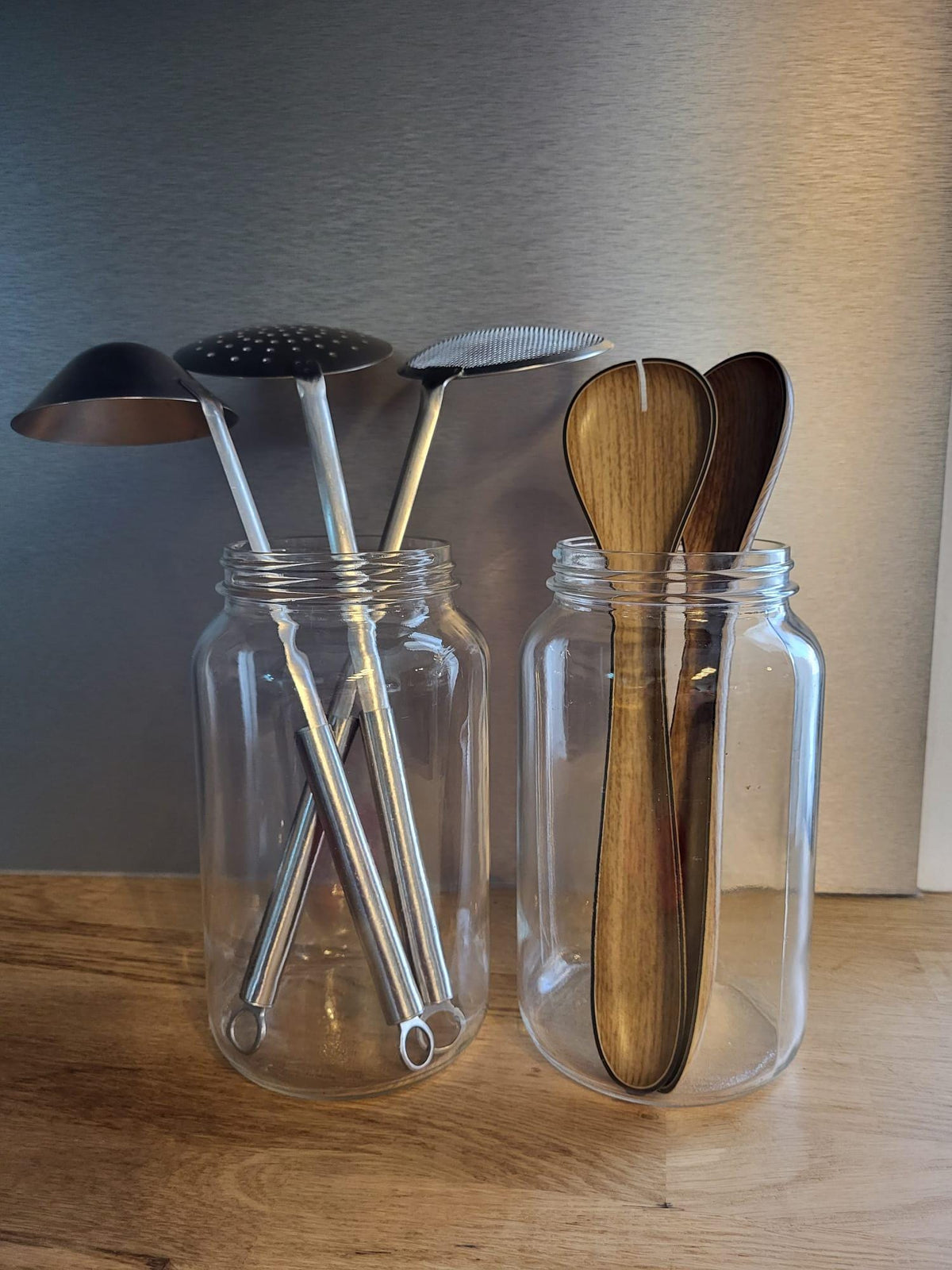 Pots verre vintage