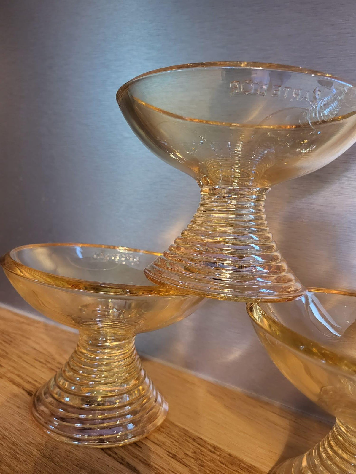 Coupes à glace verre