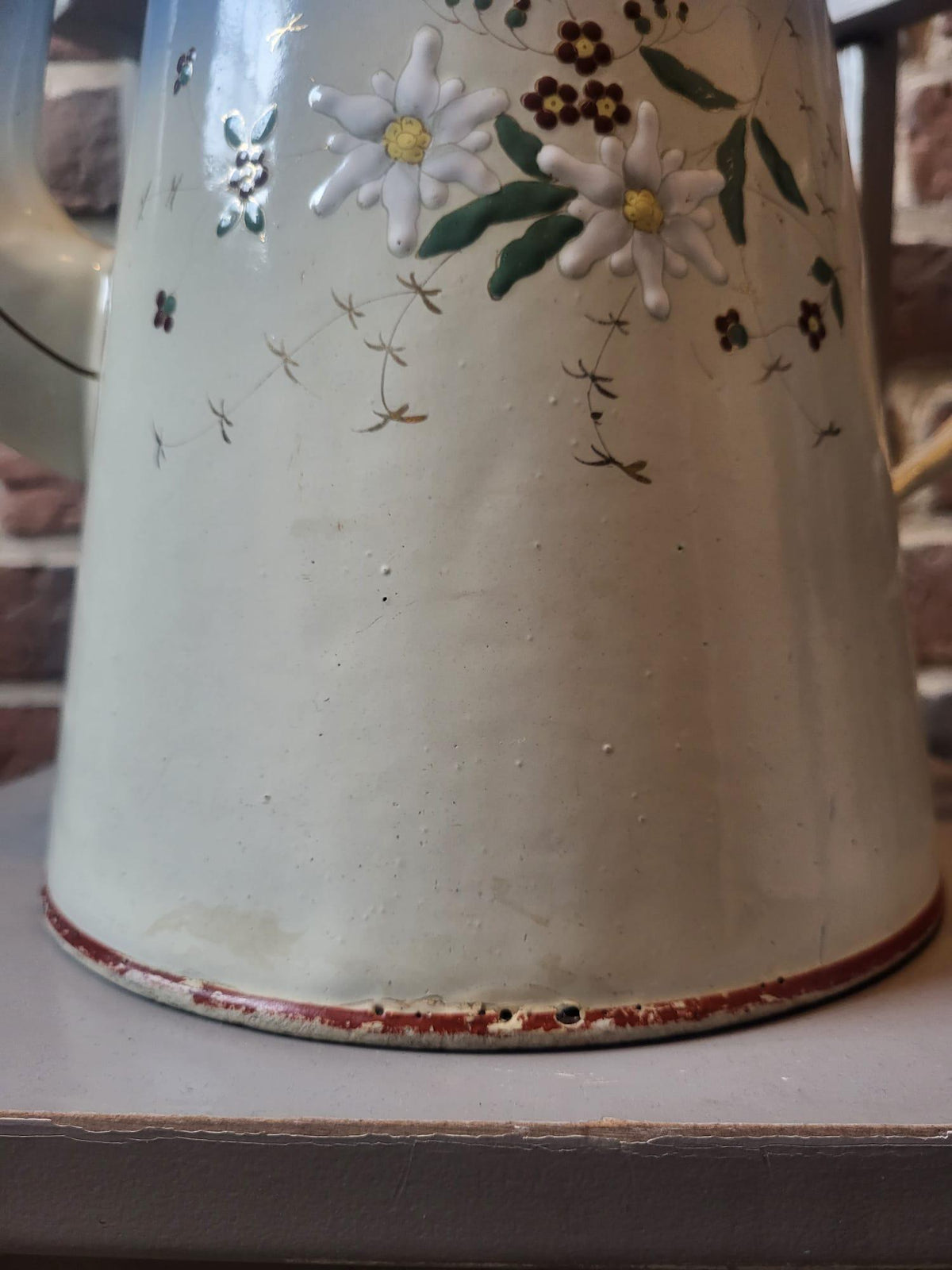 Cafetière émail ancienne