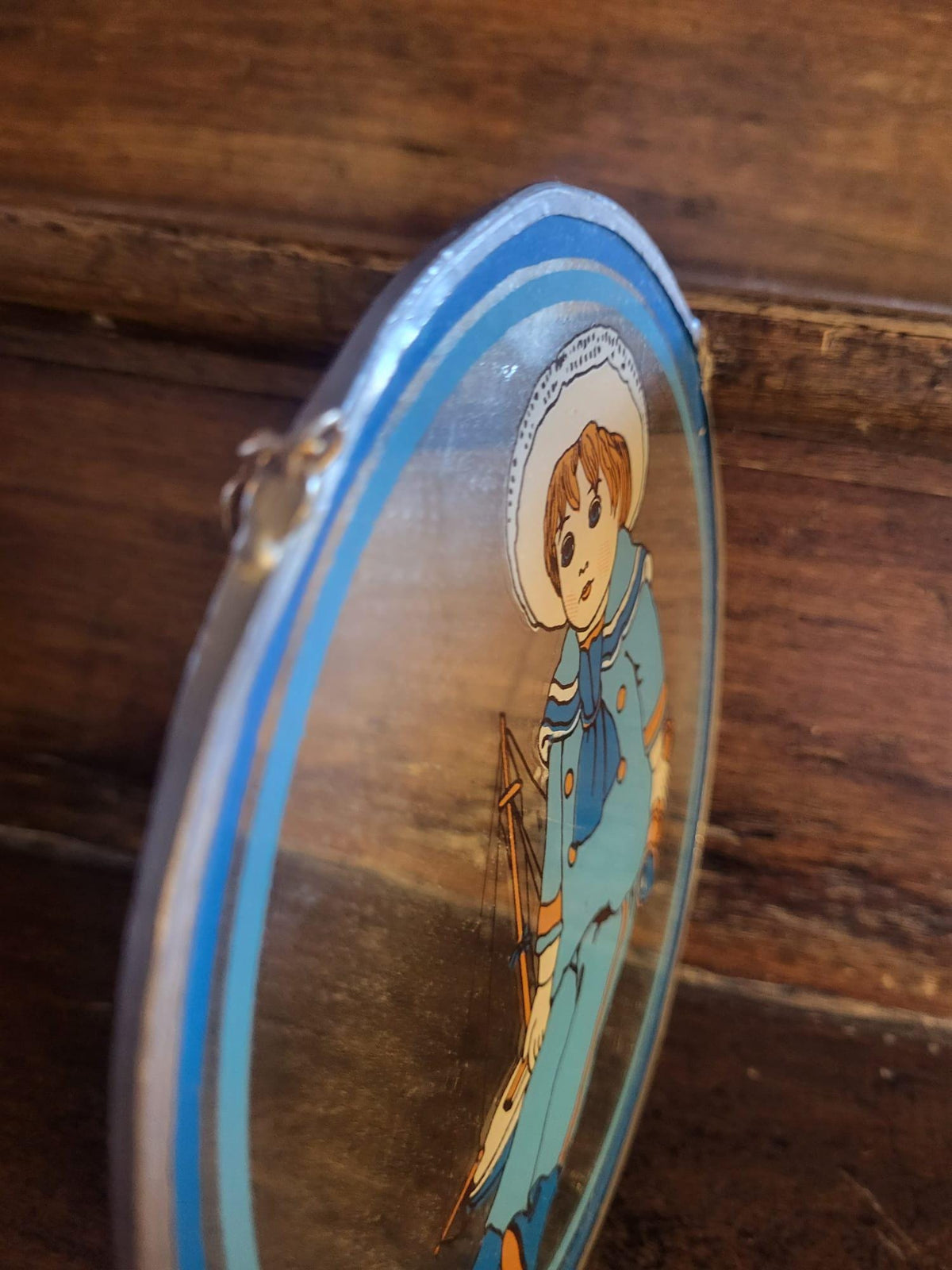 Miroir rond ancien