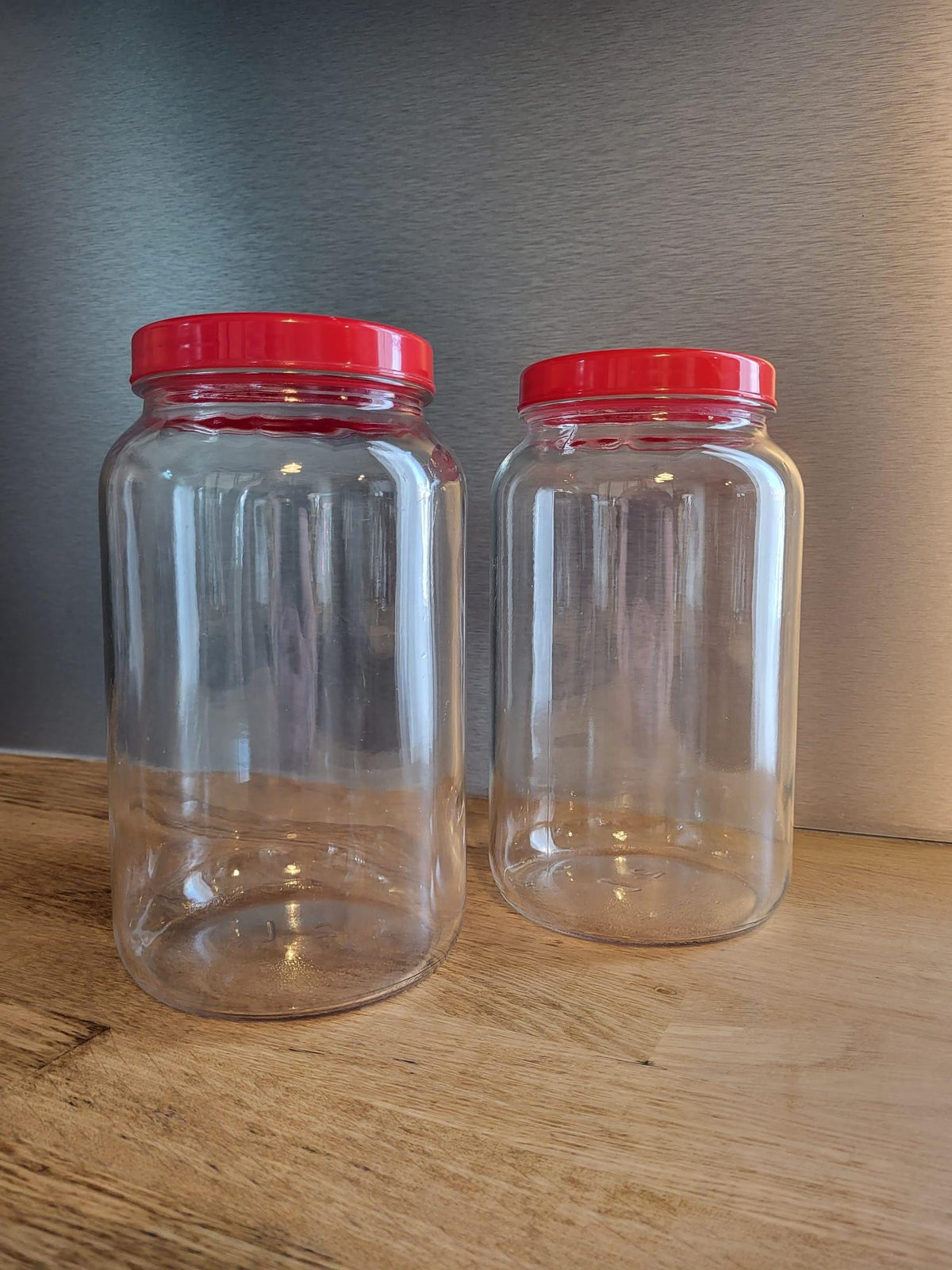 Pots verre vintage