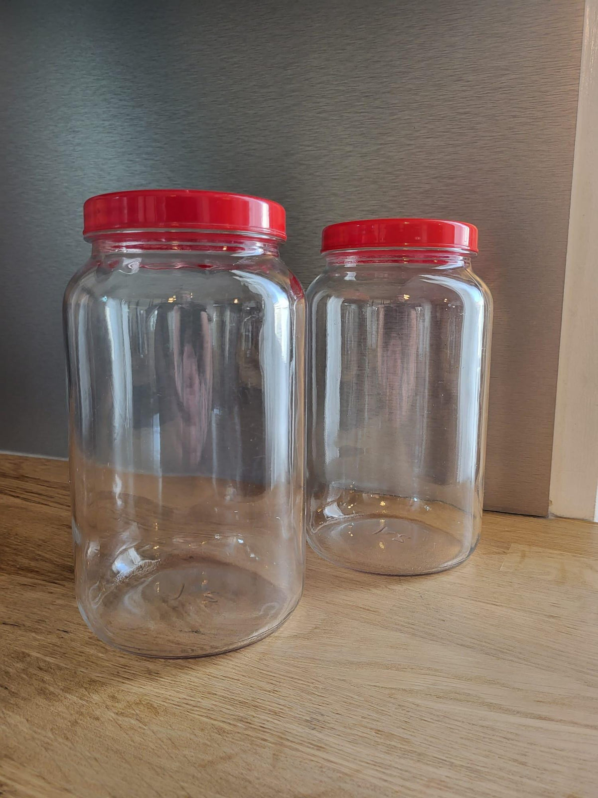Pots verre vintage