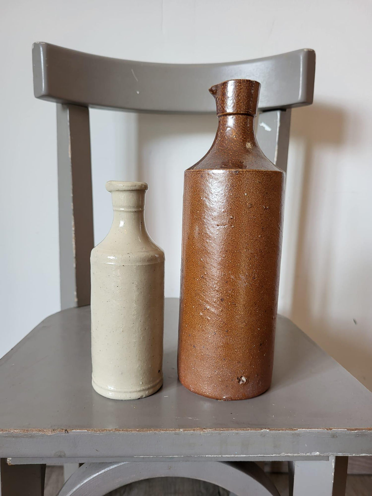Bouteilles anciennes grès