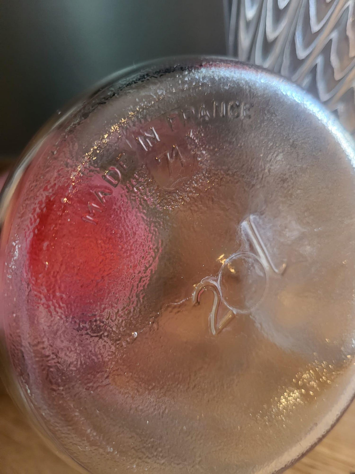 Bocal vintage verre
