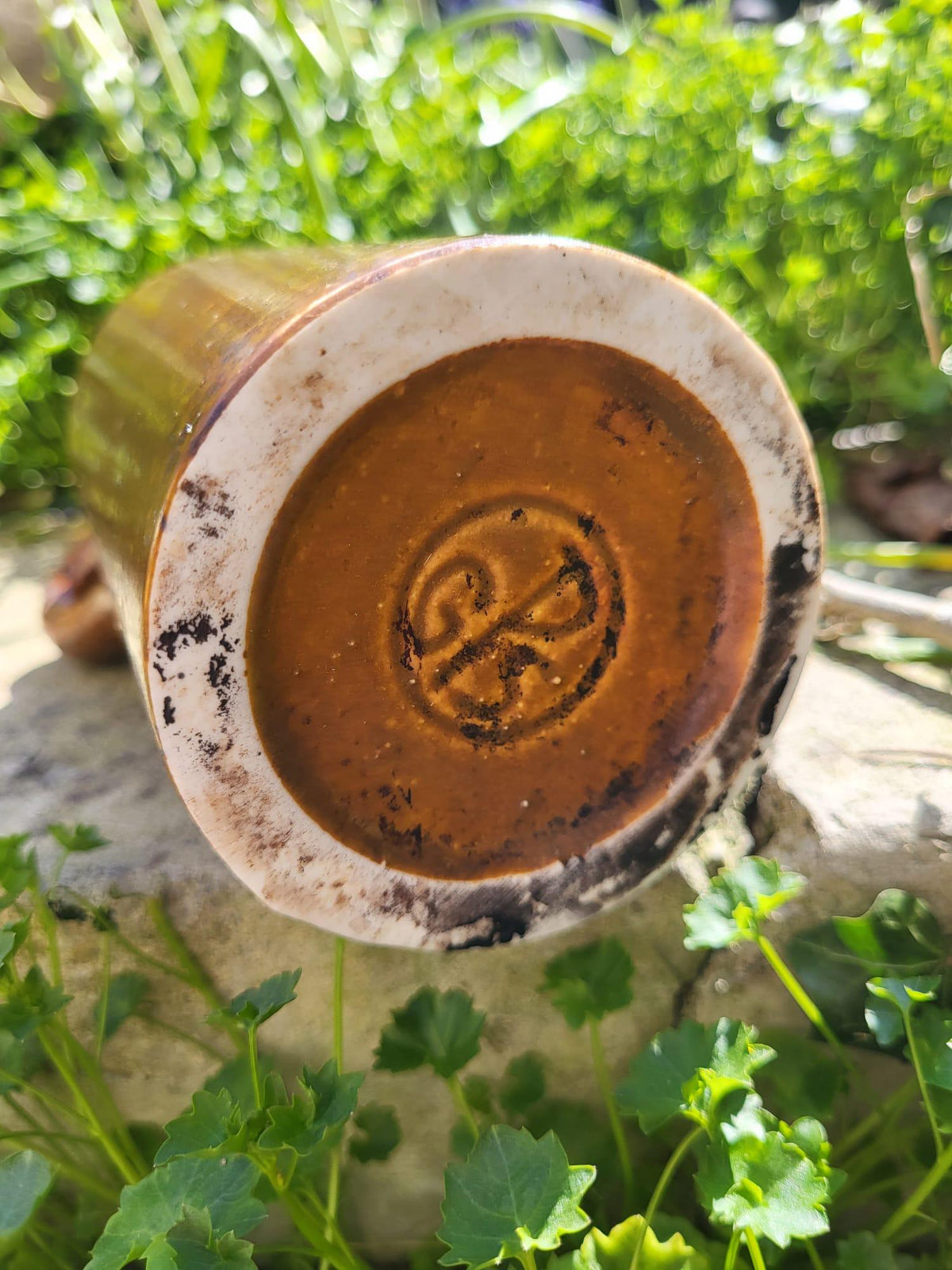Bouteille en grés