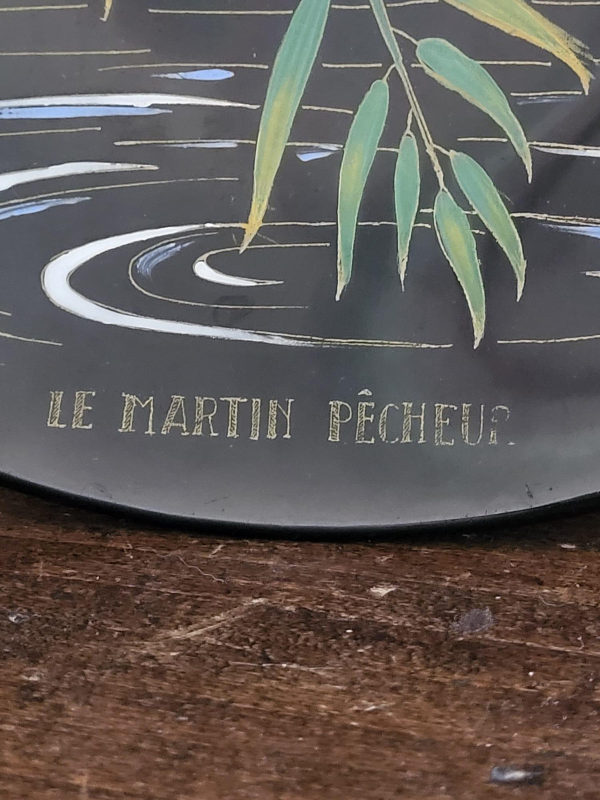 Assiette décorative Longwy