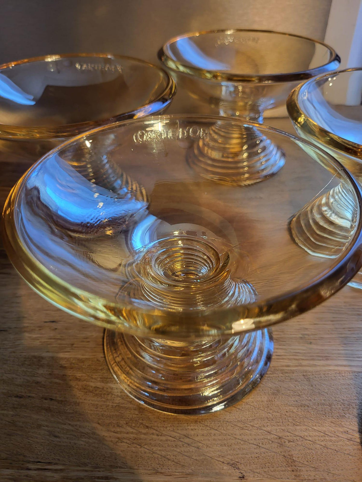 Coupes à glace verre