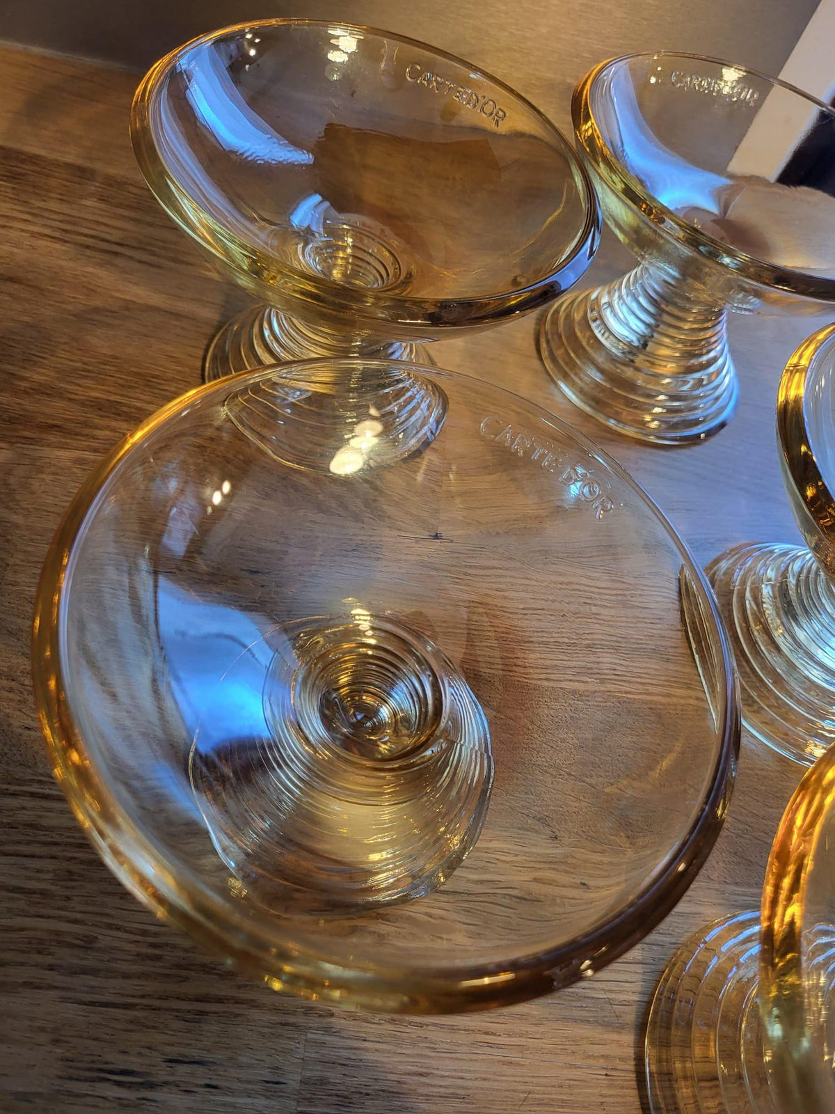 Coupes à glace verre