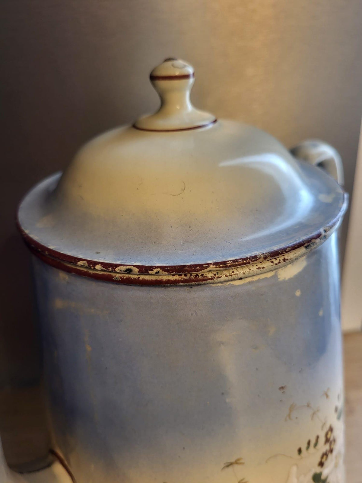 Cafetière émail ancienne