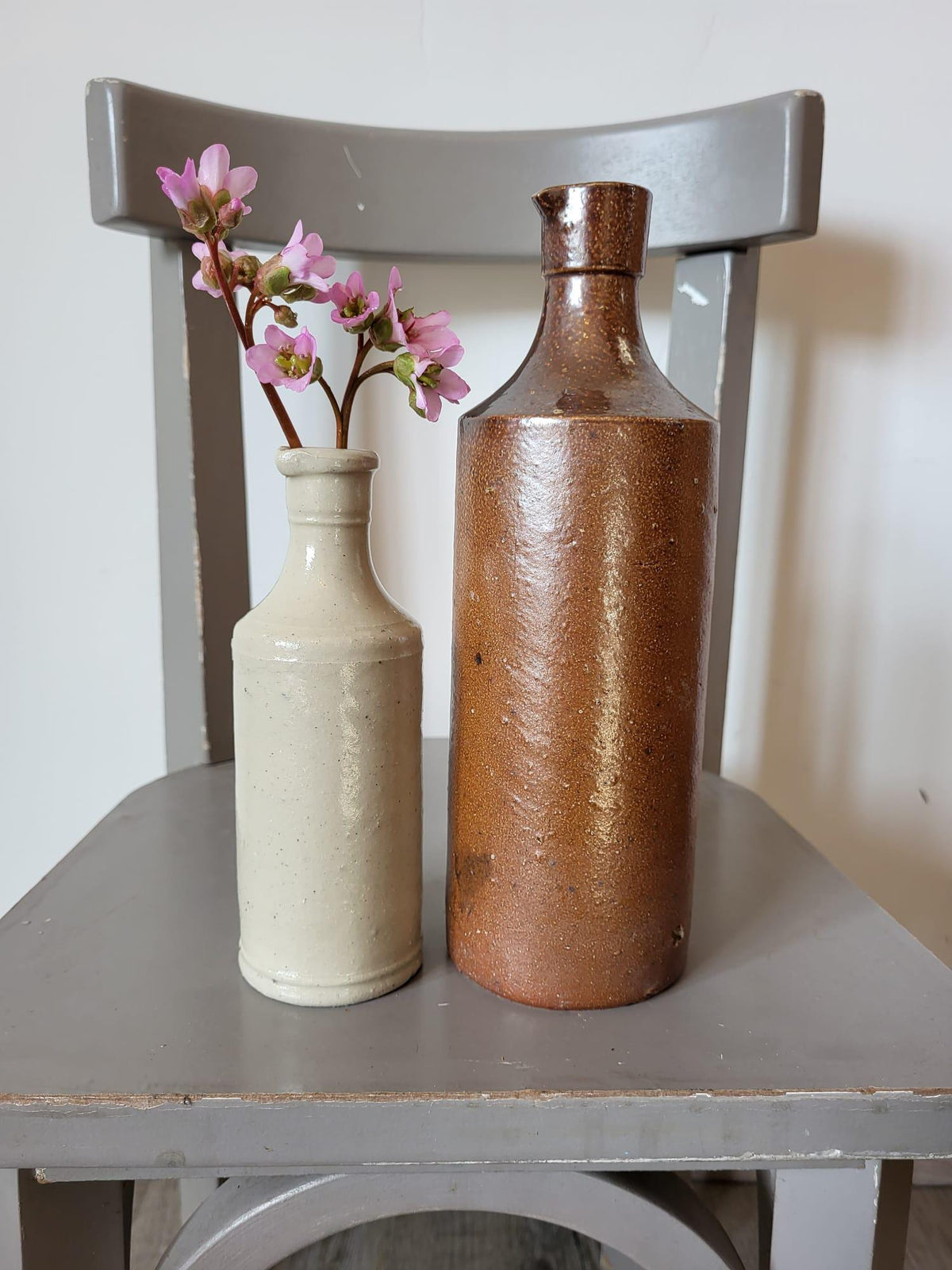 Bouteilles anciennes grès