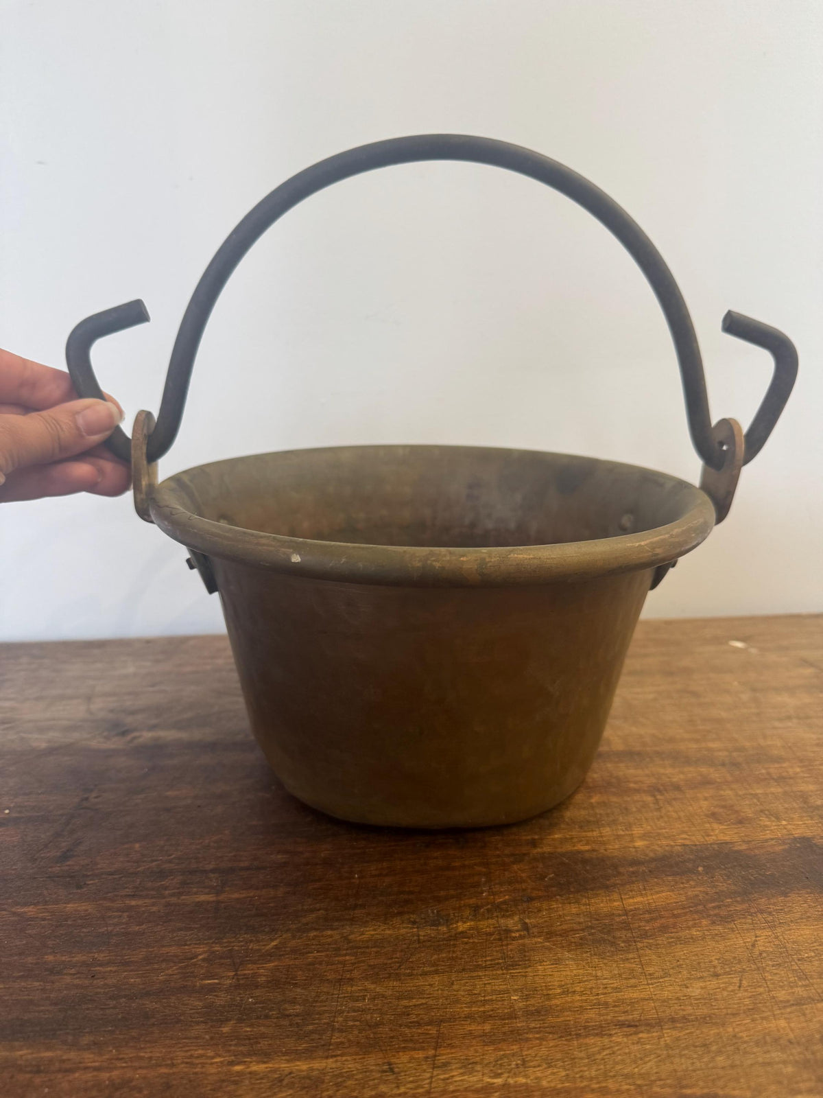 Chaudron cuivre ancien