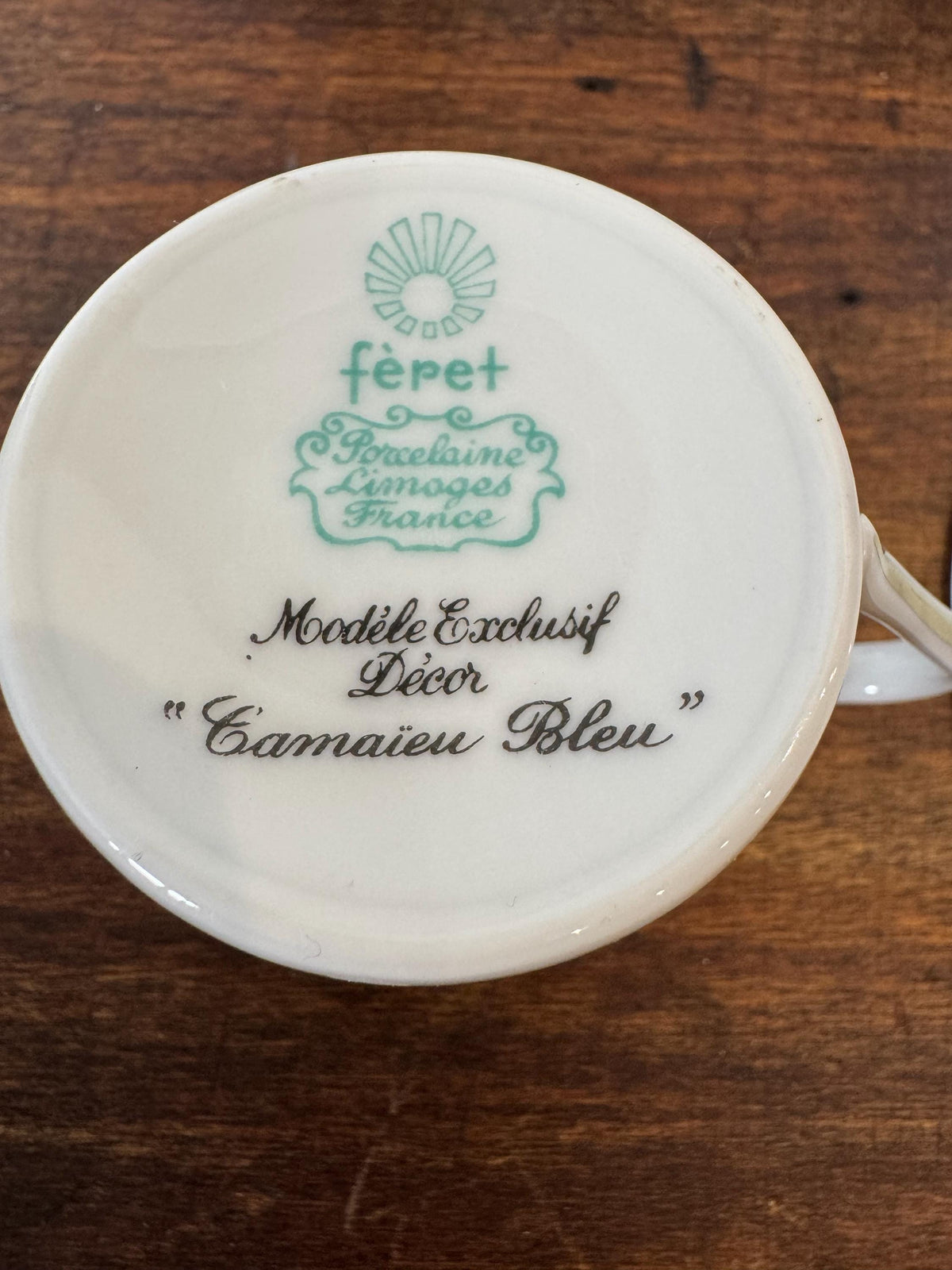 Service porcelaine France vaisselle ancienne