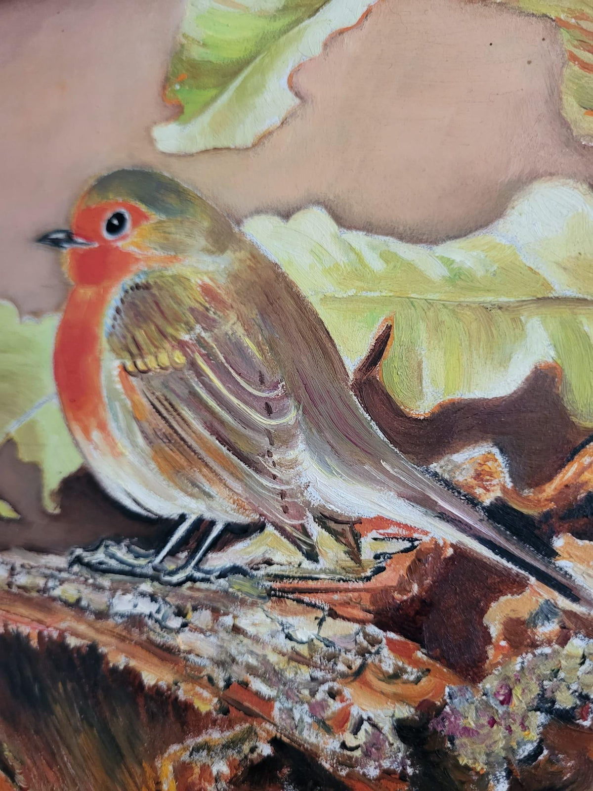 Tableau oiseau aquarelle