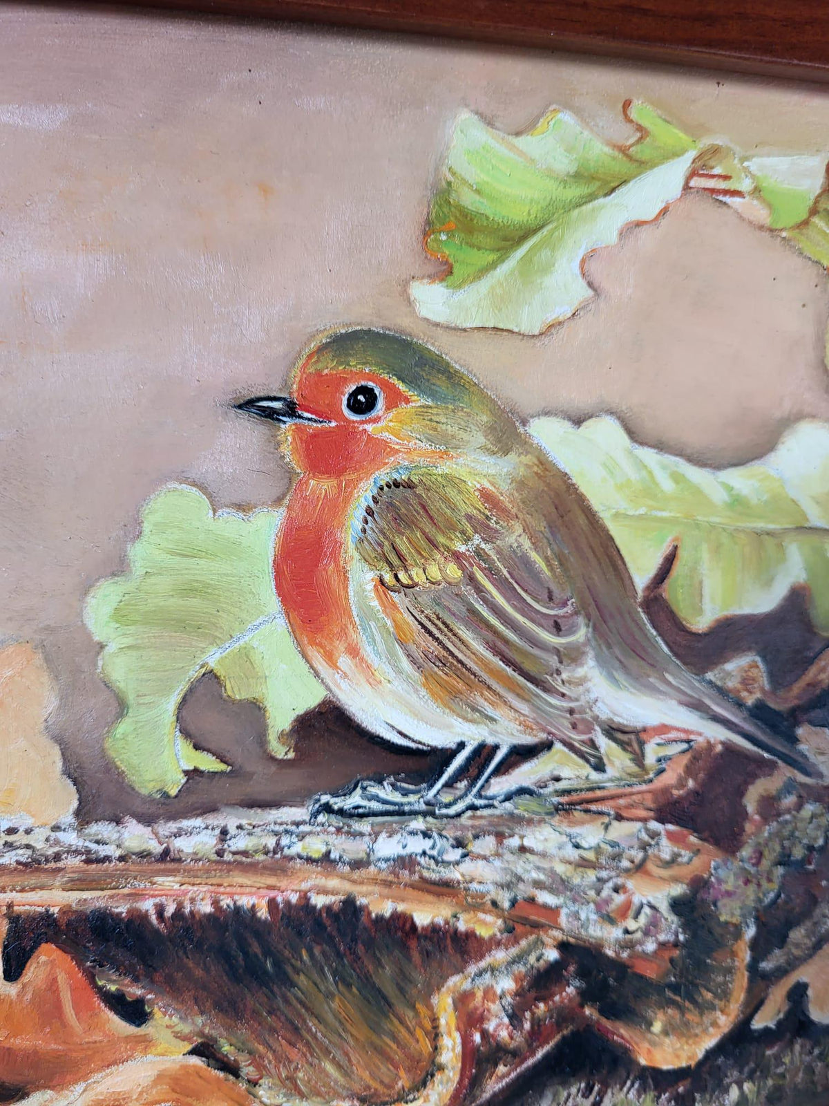 Tableau oiseau aquarelle
