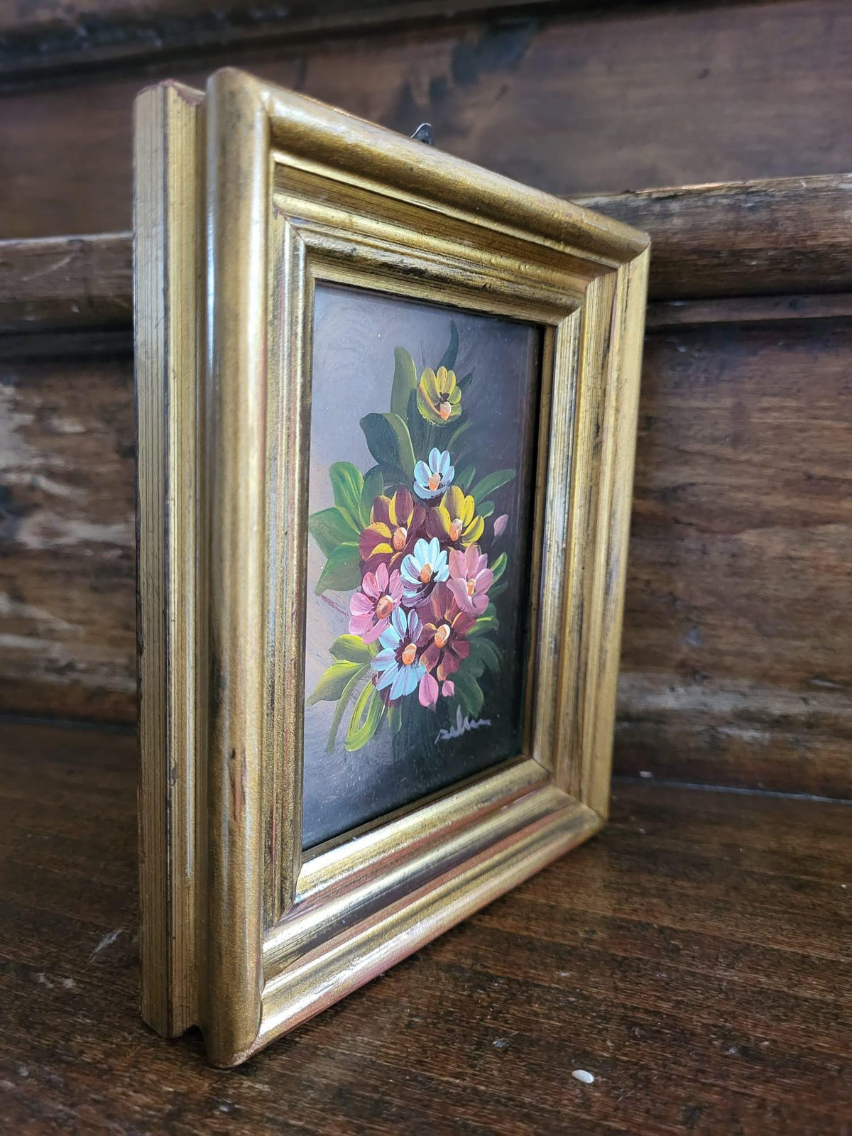Petit tableau doré
