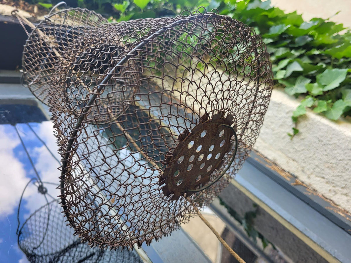 Bourriche pêche vintage