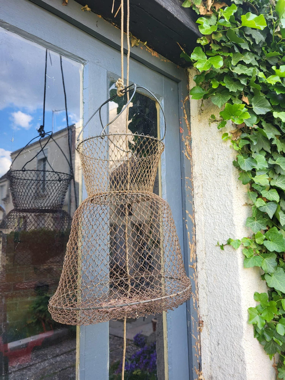 Bourriche pêche vintage