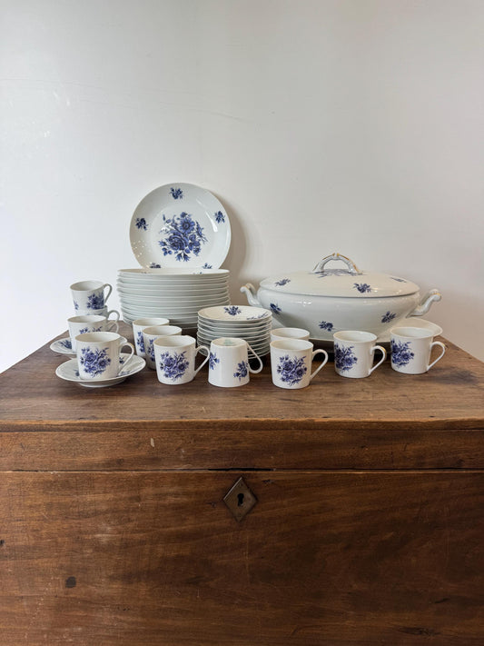 Service porcelaine France vaisselle ancienne
