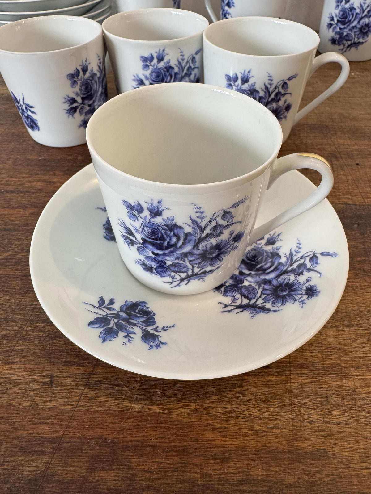 Service porcelaine France vaisselle ancienne