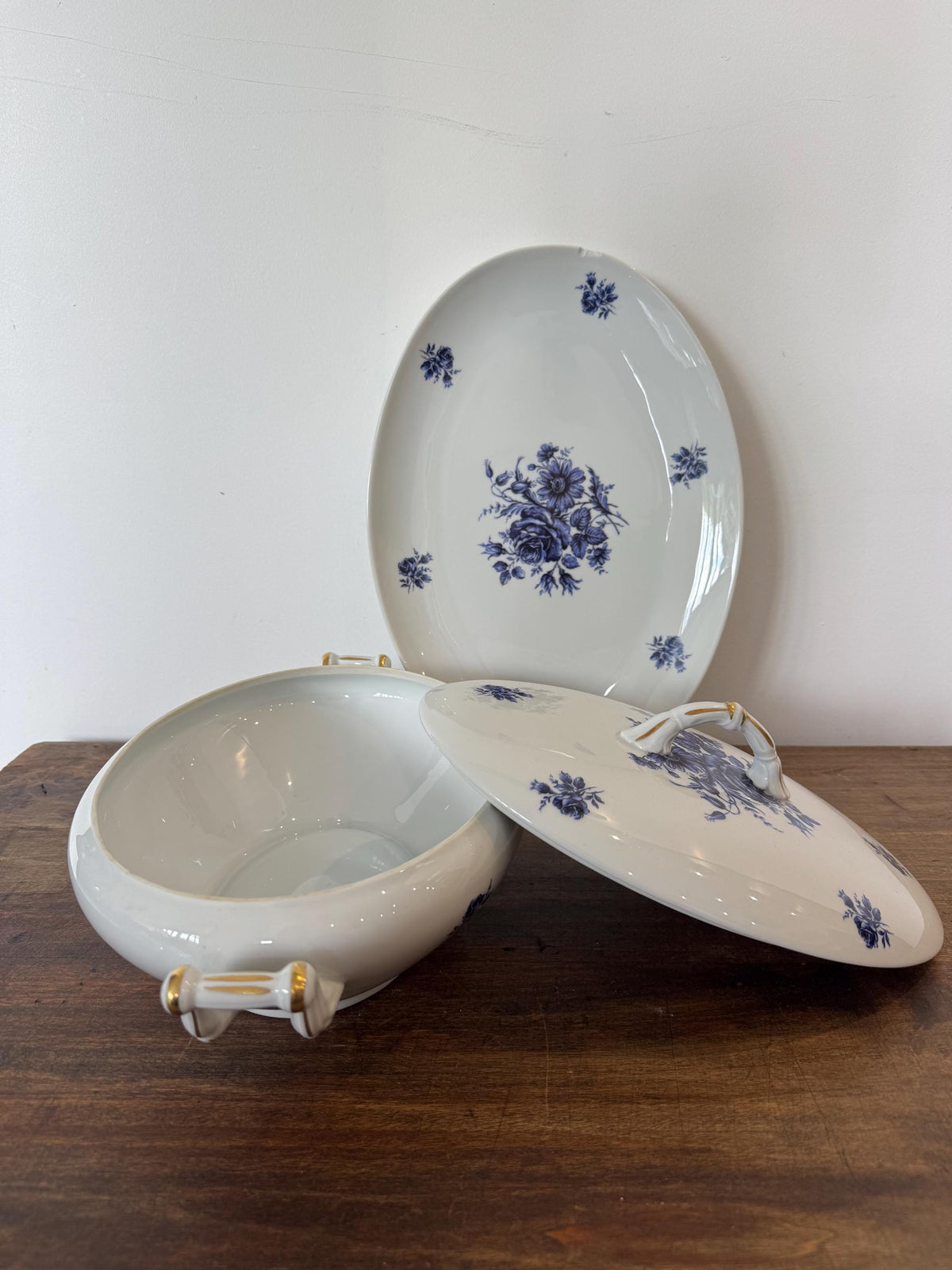 Service porcelaine France vaisselle ancienne