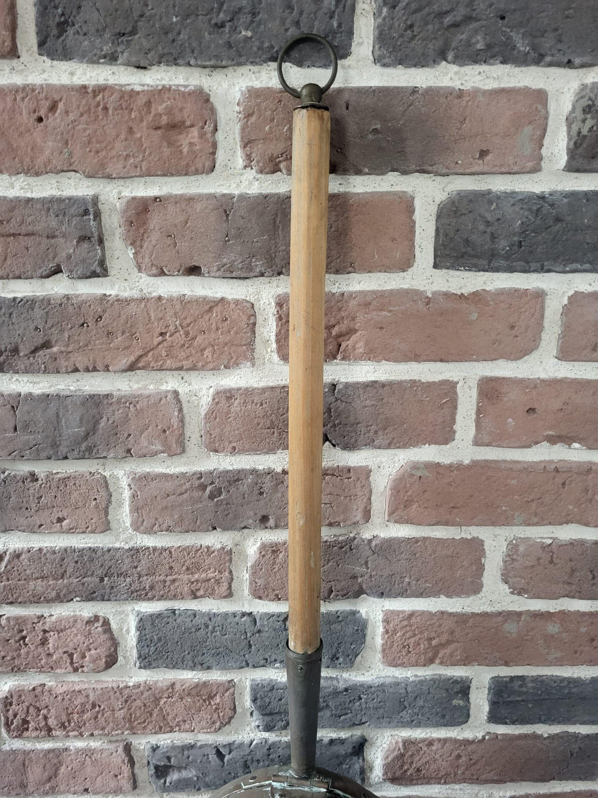 Bassinoire en cuivre et bois