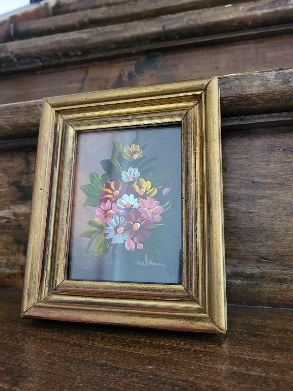 Petit tableau doré