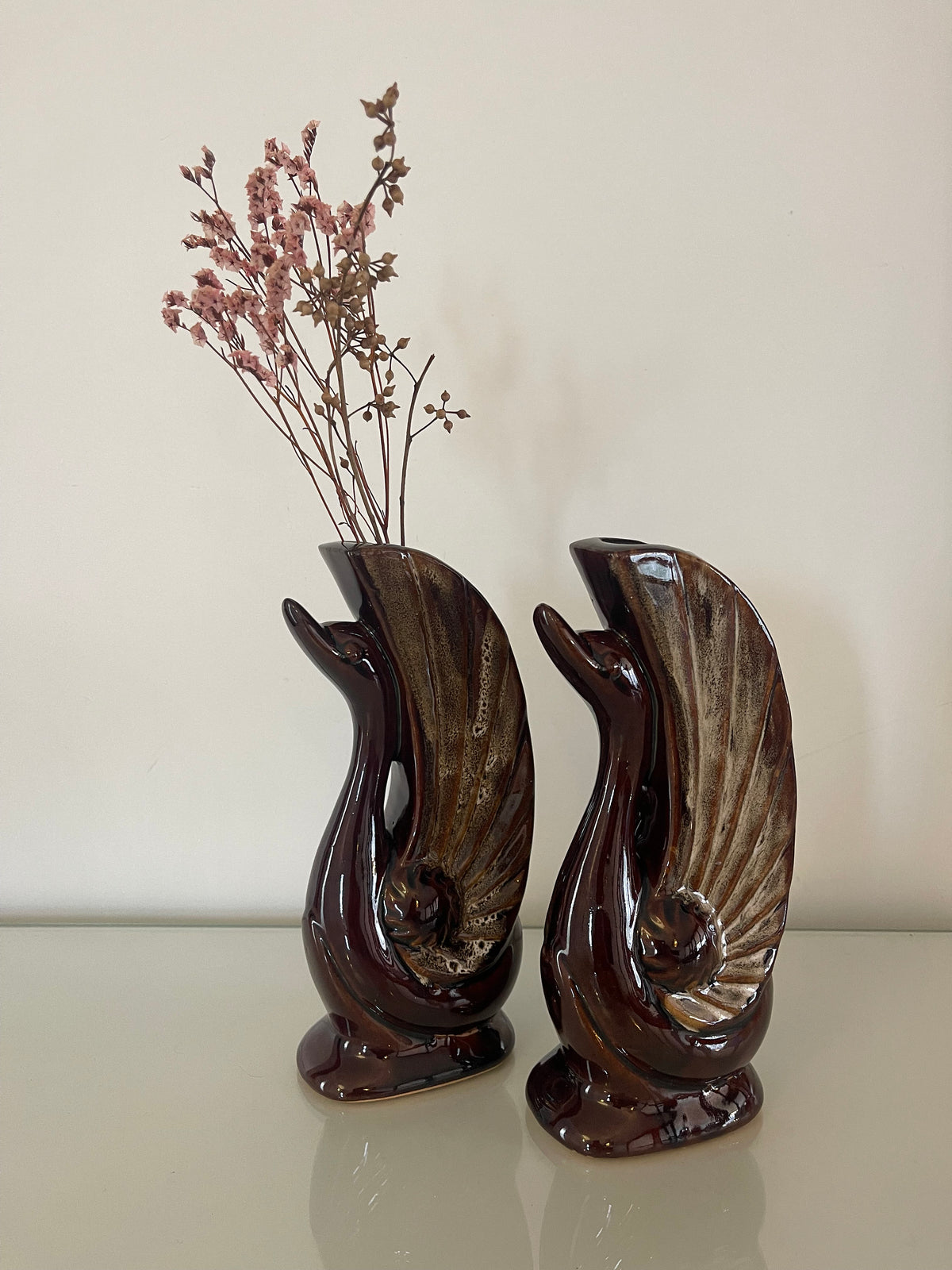Vase cygne style Art Déco