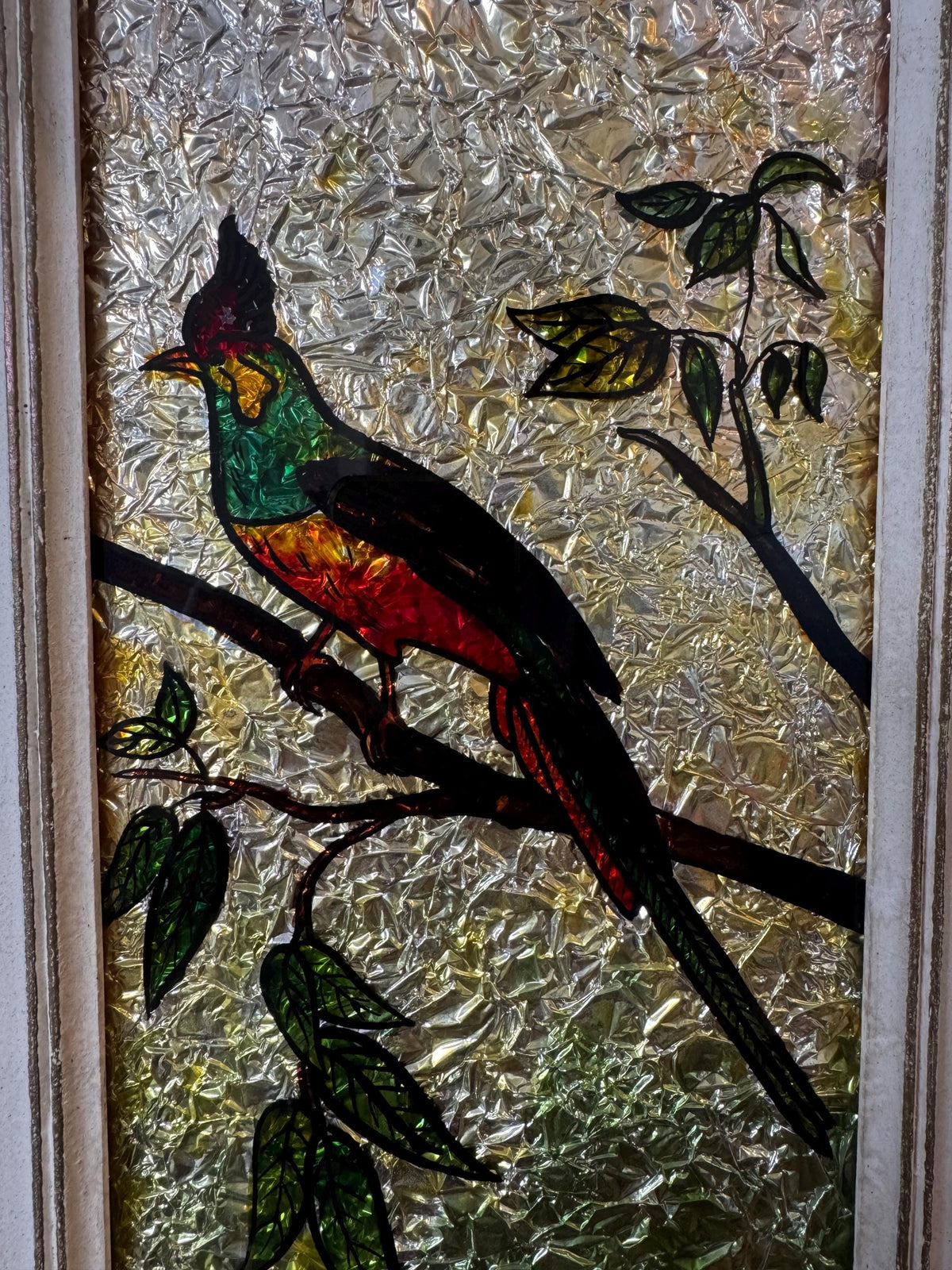 Tableau peinture oiseaux