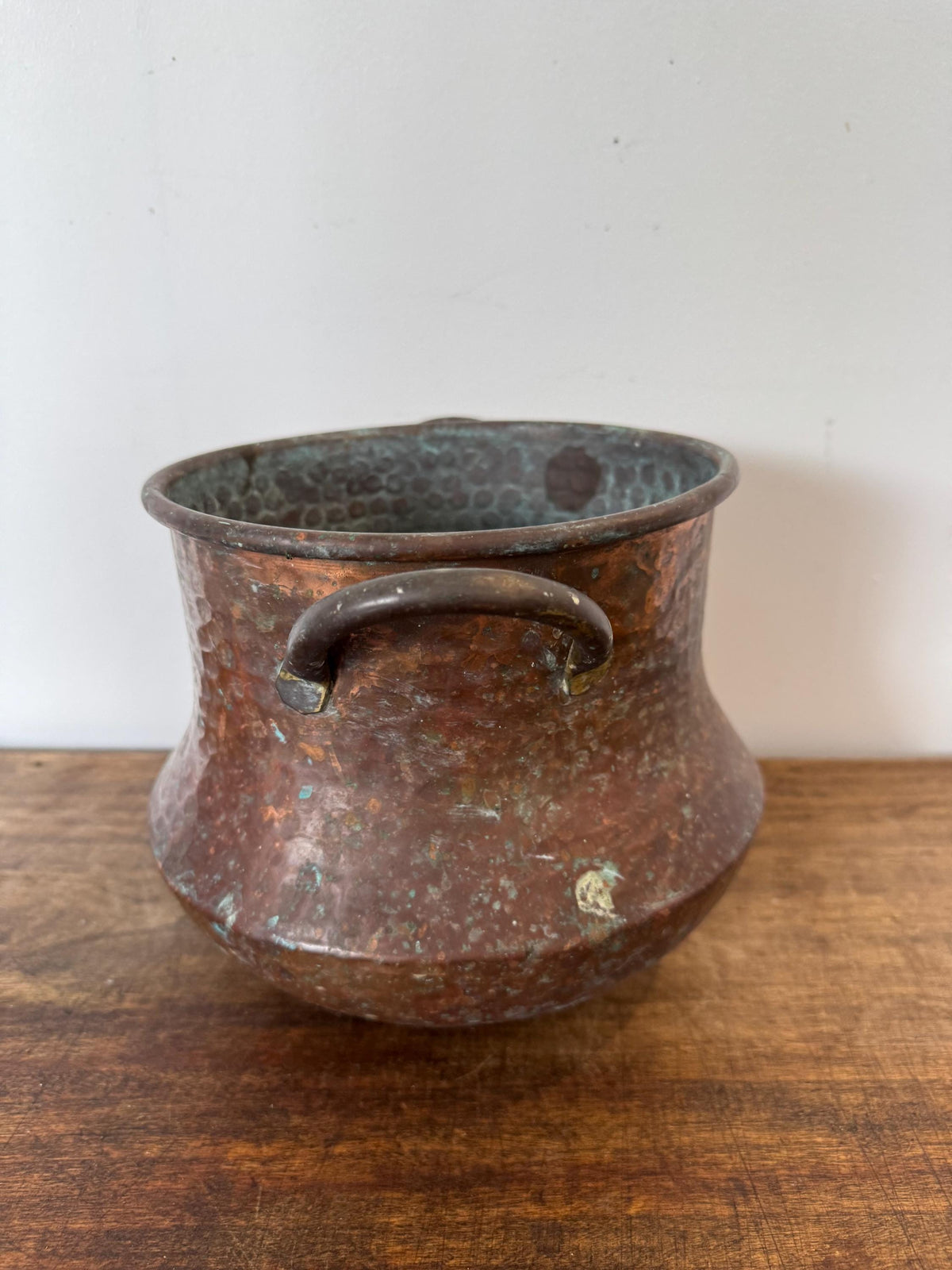 Pot chaudron ancien cuivre