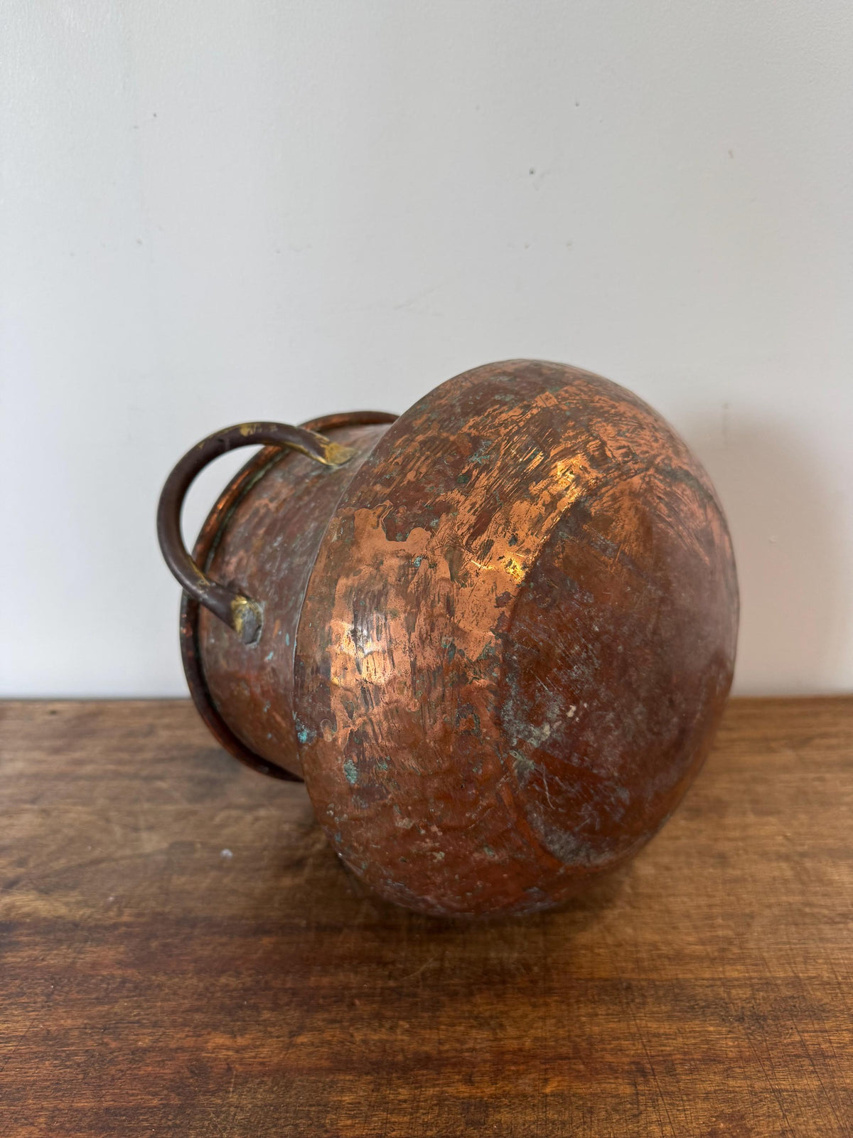 Pot chaudron ancien cuivre