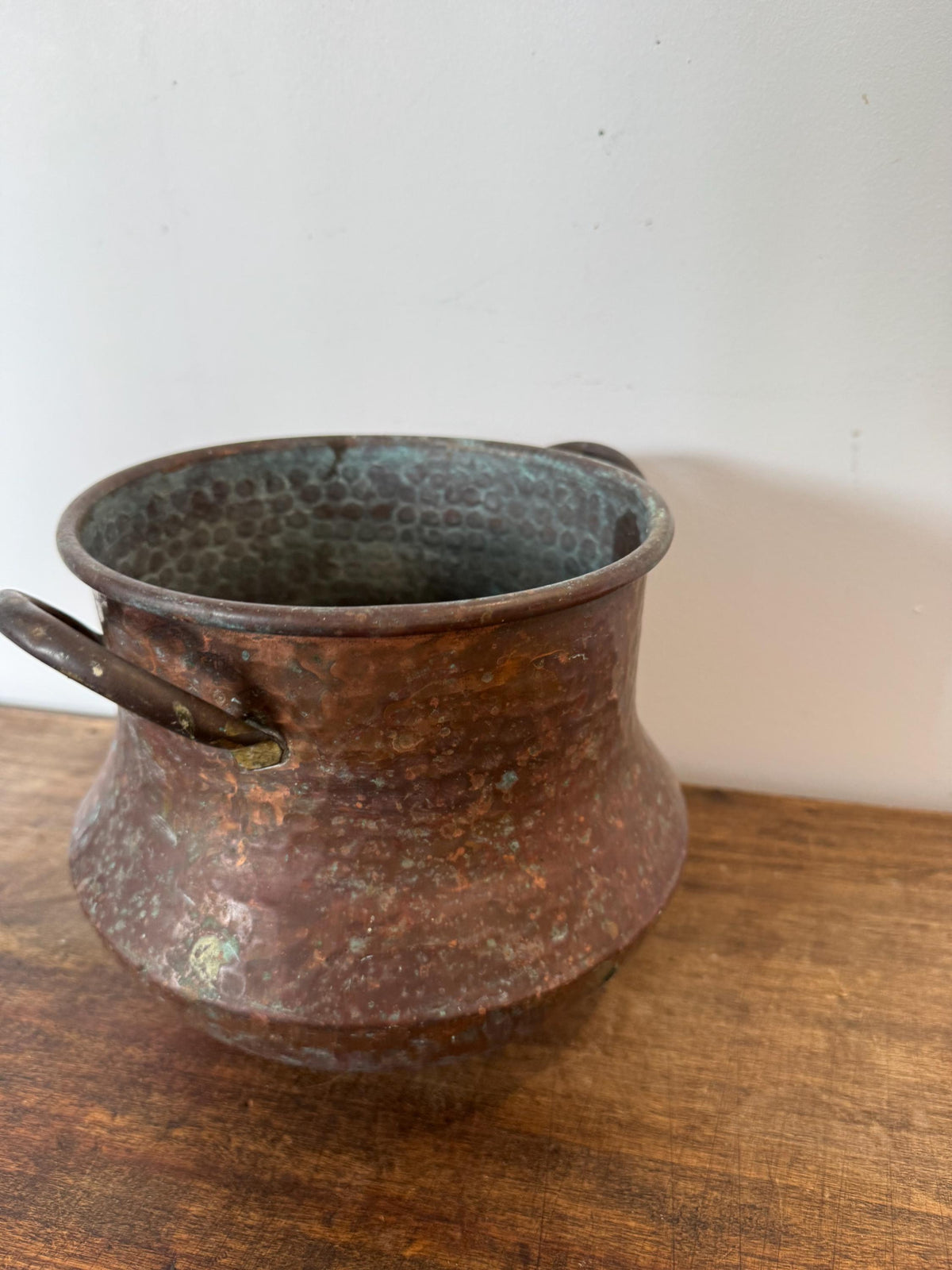 Pot chaudron ancien cuivre