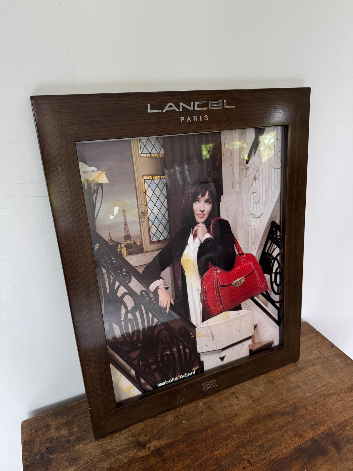 Cadre publicitaire LANCEL PARIS