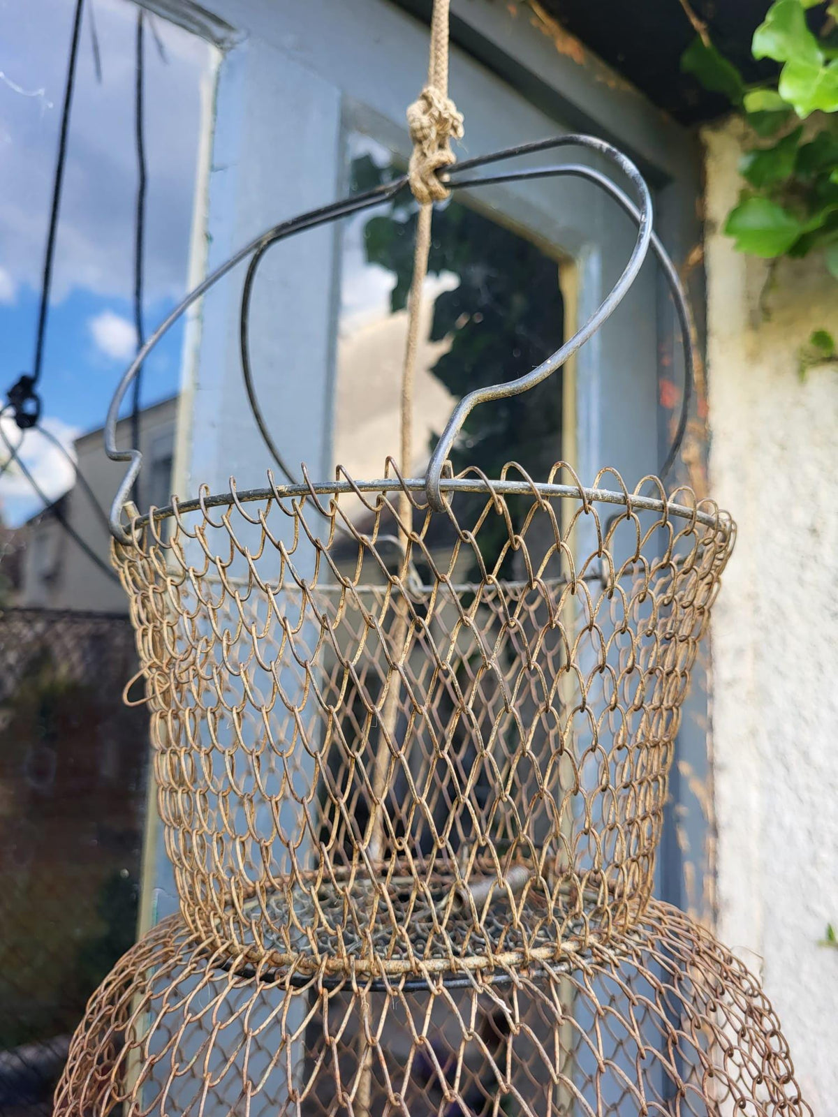 Bourriche pêche vintage