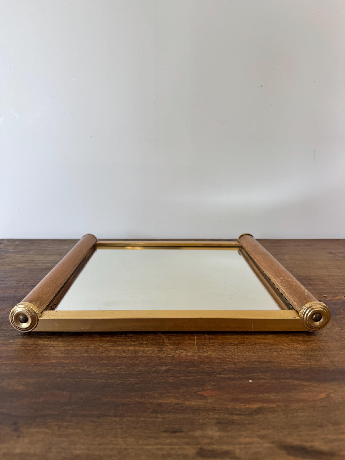 Plateau miroir art déco