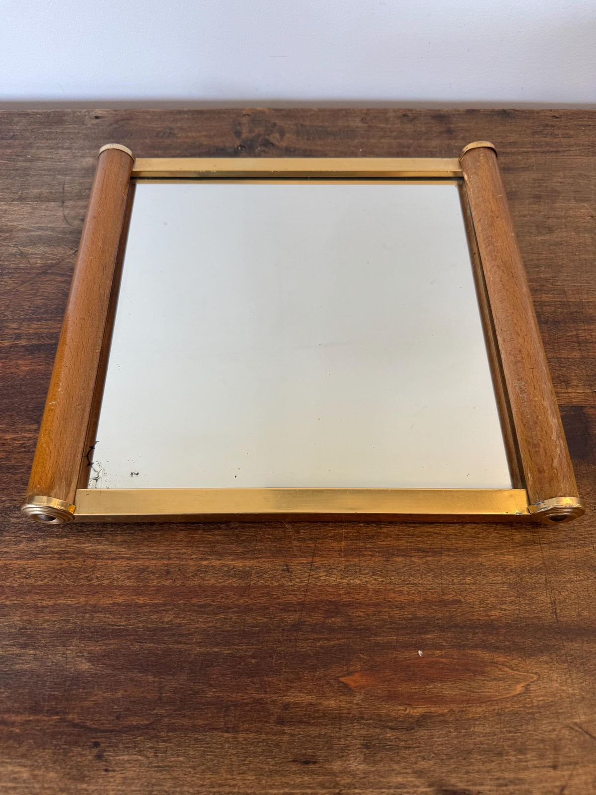 Plateau miroir art déco