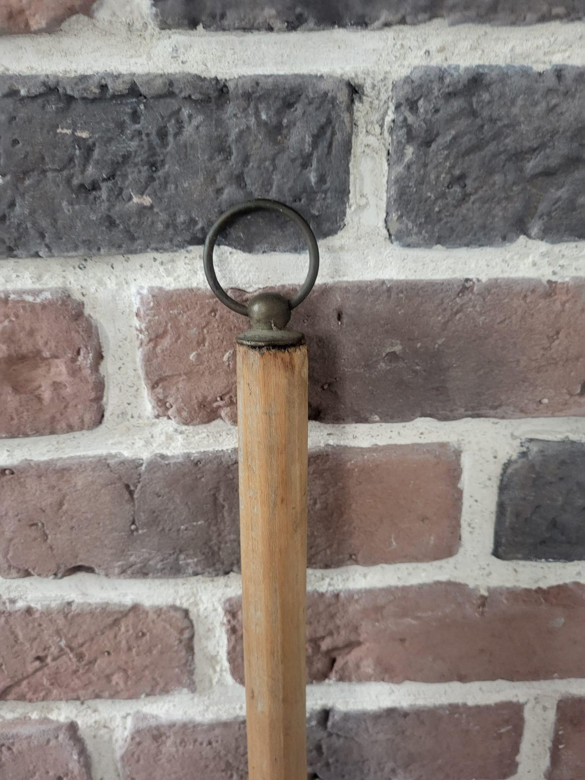 Bassinoire en cuivre et bois