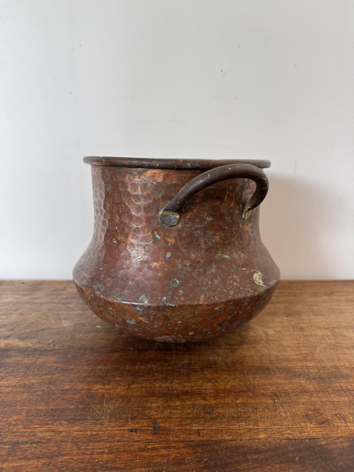 Pot chaudron ancien cuivre